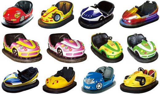 Kinds of dodgem batter operated bumper cars