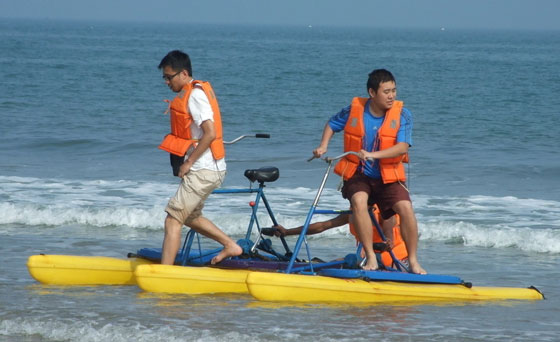 pedal bike for water parks