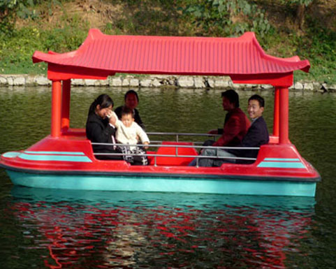 amusement park family fun paddle boats
