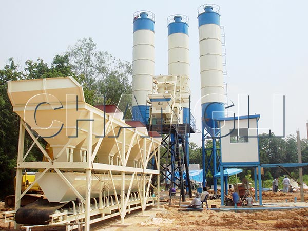 central mix concrete batching plant price