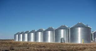 flat type grain silos