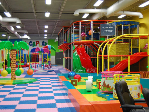 Indoor soft play area for kids