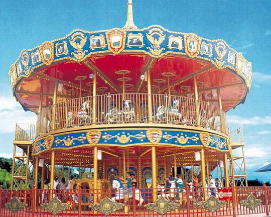 double decker carousel ride manufacturers 