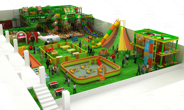 Forest theme indoor playground