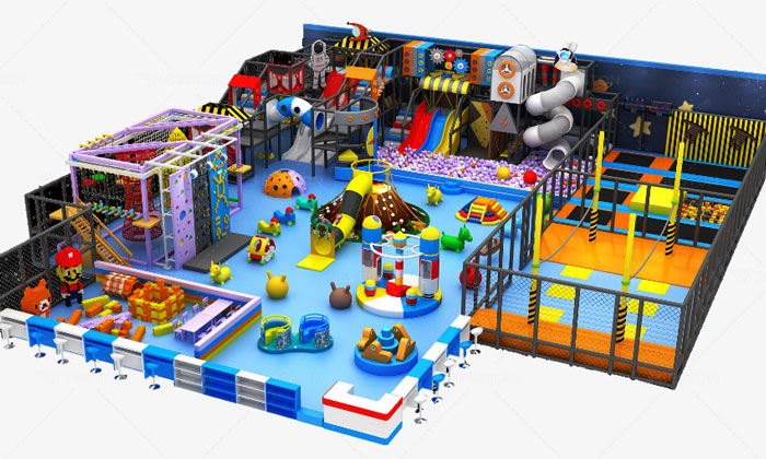 Space themes indoor soft play ground
